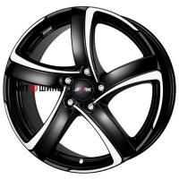 Alutec Shark 7.5*17 5*100 ET35 63.3 Racing black front polished