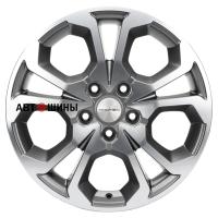 Khomen Wheels KHW1711 (Arkana/Kaptur) 6.5*17 5*114.3 ET50 66.1 Gray-FP