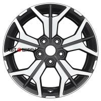 Khomen Wheels KHW1715 (RAV4) 7*17 5*114.3 ET39 60.1 Black-FP