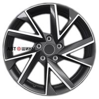 Khomen Wheels KHW1714 (Qashqai) 7*17 5*114.3 ET40 66.1 Black-FP