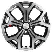 Khomen Wheels KHW1710 (Focus) 6.5*17 5*108 ET50 63.3 Black-FP