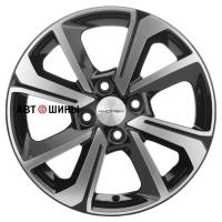 Khomen Wheels KHW1501 (Rio/Solaris) 6*15 4*100 ET48 54.1 Black-FP