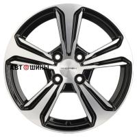 Khomen Wheels KHW1502 (Rio/Solaris) 6*15 4*100 ET48 54.1 Black-FP