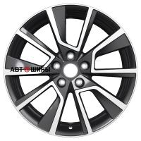 Khomen Wheels KHW1802 (Karoq) 7*18 5*112 ET45 57.1 Black-FP
