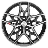 Khomen Wheels KHW1709 (Changan/Geely/Lexus/Toyota) 7*17 5*114.3 ET45 60.1 Black-FP