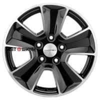 Khomen Wheels KHW1601 (Renault/Nissan) 6.5*16 5*114.3 ET50 66.1 Black-FP