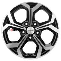 Khomen Wheels KHW1606 (Huyndai/Kia) 6.5*16 5*114.3 ET50 67.1 Black-FP