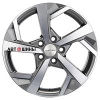 Khomen Wheels KHW1712 (Teana/X-Trail) 7*17 5*114.3 ET45 66.1 Gray-FP