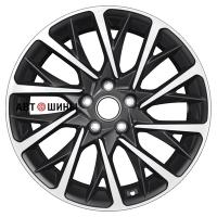 Khomen Wheels KHW1804 (Kodiaq/Tiguan) 7.5*18 5*112 ET43 57.1 Black-FP