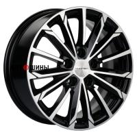 Khomen Wheels KHW1611 (Huyndai/Kia) 6.5*16 5*114.3 ET50 67.1 Black-FP