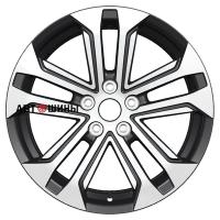Khomen Wheels KHW1803 (Teana/X-trail/Juke) 7*18 5*114.3 ET45 66.1 Black-FP