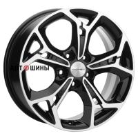 Khomen Wheels KHW1612 (Huyndai/Mazda) 6.5*16 5*114.3 ET45 67.1 Black-FP