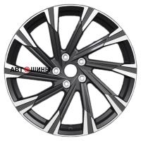 Khomen Wheels KHW1901 (Outlander) 7.5*19 5*114.3 ET38 67.1 Black-FP