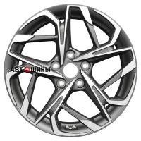 Khomen Wheels KHW1716 (Karoq/Tiguan) 7*17 5*112 ET45 57.1 Gray-FP