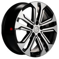 Khomen Wheels KHW1803 (Coolray) 7*18 5*114.3 ET50 54.1 Black-FP