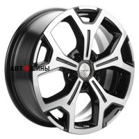 Khomen Wheels KHW1710 (Chery Tiggo 7pro) 6.5*17 5*108 ET33 60.1 Black-FP