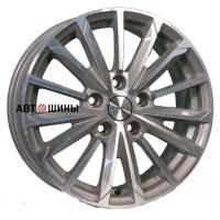 Khomen Wheels KHW1611 (Huyndai/Kia) 6.5*16 5*114.3 ET44 67.1 F-Silver-FP