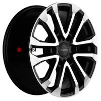 Khomen Wheels KHW1805 (Fortuner/Hilux) 7.5*18 6*139.7 ET30 106.1 Black-FP