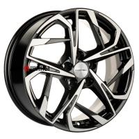 Khomen Wheels KHW1716 (Audi A4) 7*17 5*112 ET49 66.6 Black-FP