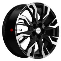 Khomen Wheels KHW1809 (Koleos) 7*18 5*114.3 ET35 66.1 Black-FP