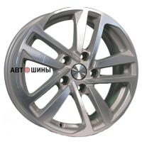 Khomen Wheels KHW1612 (Polo) 6.5*16 5*100 ET39 57.1 F-Silver-FP