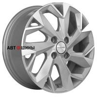Khomen Wheels KHW1508 (Lada Granta) 6*15 4*98 ET35 58.6 F-Silver-FP