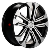 Khomen Wheels KHW1803 (Tugella) 7*18 5*108 ET46 63.4 Black-FP