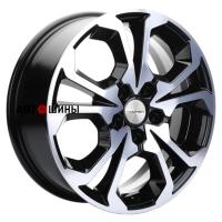 Khomen Wheels KHW1711 (DFM AX 7) 6.5*17 5*108 ET43 65.1 Black-FP