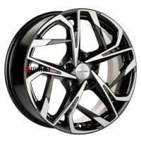 Khomen Wheels KHW1716 (Jac/Москвич 3) 7*17 5*108 ET40 54.1 Black-FP