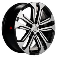 Khomen Wheels KHW1803 (Changan/Geely/Lexus/Suzuki/Toyota) 7*18 5*114.3 ET45 60.1 Black-FP