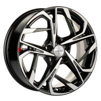Khomen Wheels KHW1716 (Evolute i-Joy) 7*17 5*110 ET40 67.1 Black-FP