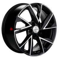 Khomen Wheels KHW1714 (Evolute i-Joy) 7*17 5*110 ET40 67.1 Black-FP