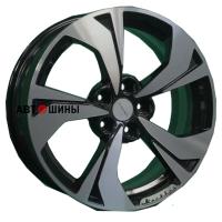 Khomen Wheels KHW1724 (Jac/Москвич 3) 7*17 5*108 ET40 54.1 Black-FP