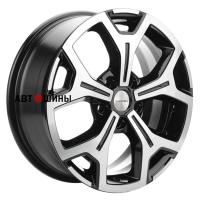 Khomen Wheels KHW1710(2) (Mercedes Vito) 6.5*17 5*112 ET50 66.6 Black-FP