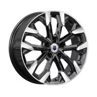 КиК МОРЕЙН (КС1046) АЛМАЗ ЧЕРНЫЙ 6.5*17 5*100 ET38 57.1 Черный глянцевый с полированной лицевой частью