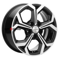 Khomen Wheels KHW1606 (Huyndai/Kia) 6.5*16 5*114.3 ET43 67.1 Black-FP