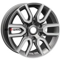 Khomen Wheels KHW1723 (LC Prado/Lexus GX) 8*17 6*139.7 ET25 106.1 Black