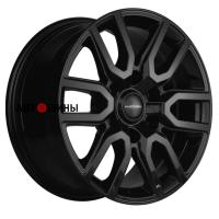 Khomen Wheels KHW1723 (Fortuner/Hilux) 8*17 6*139.7 ET30 106.1 Black-FP