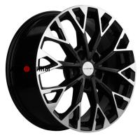 Khomen Wheels KHW1718 (Nissan Juke F15 [14..20]) 7*17 5*114.3 ET47 66.1 Black