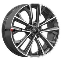 Premium Series КР012 (Exeed TXL) 7*18 5*108 ET36 65.1 Diamond Black Gris