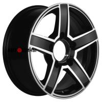 Khomen Wheels KHW1614 (Niva 4x4 Bronto) 6.5*16 5*139.7 ET35 98.5 Black-FP