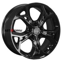 Khomen Wheels KHW1702 (DFM AX 7) 7*17 5*108 ET43 65.1 Black-FP