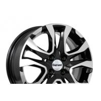CARWEL ТОБОЛ 1503 ABT 6*15 4*98 ET36 58.5 Черный глянцевый с полированной лицевой частью