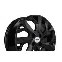 CARWEL ИЛЬМЕНЬ 1508 (X-RAY/ LOGAN) ABT 6*15 4*100 ET40 60.1 Черный глянцевый с полированной лицевой частью