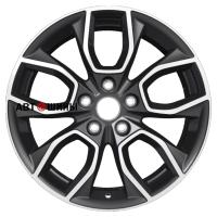 Khomen Wheels KHW1713 (Forester) 7*17 5*114.3 ET48 56.1 Black-FP