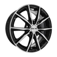 CARWEL ГАММА 115 AB 6*15 5*108 ET43 67.1 Черный глянцевый с полированной лицевой частью
