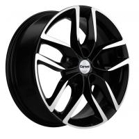 CARWEL КУТЫР 1708 ABT 6.5*17 5*114.3 ET45 54.1 Черный глянцевый с полированной лицевой частью