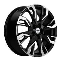 CARWEL ЧЕКО 1809 ABT 7*18 5*114.3 ET40 66.5 Черный глянцевый с полированной лицевой частью