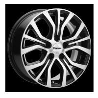 CARWEL ЛУМ 1608 (GRAND VITARA) ABT 6.5*16 5*114.3 ET45 60.1 Черный глянцевый с полированной лицевой частью