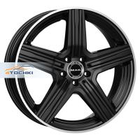 MAK Lewis 9*18 5*112 ET50 66.6 Gloss Black Mirror Ring